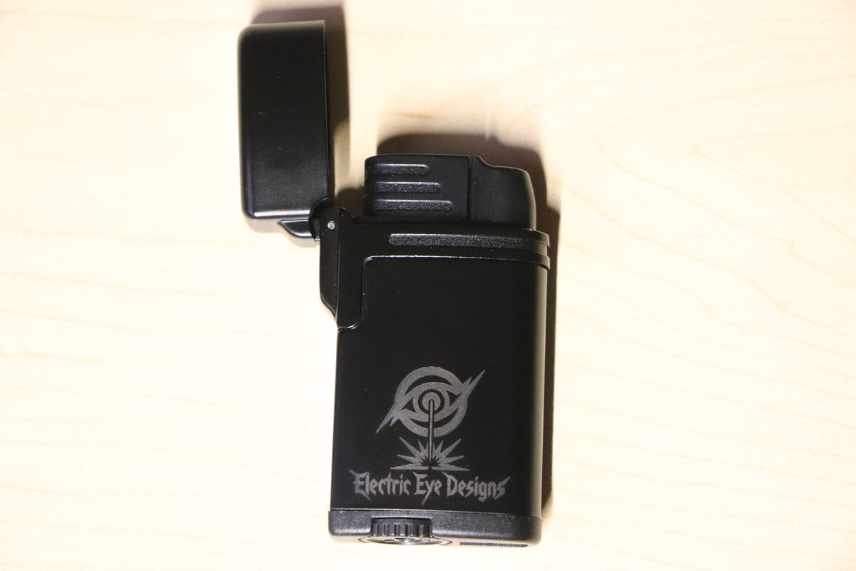 Custom Engraved Twin Flame Torch Lighter | Adjustable Butane Cigar Lighter